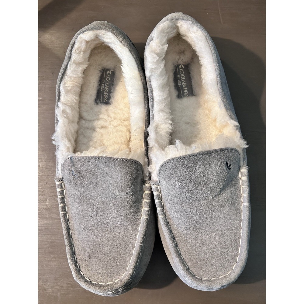 Koolaburra By UGG Lezly Slipper Womans Size 9 Dove Slip On Shearling Lined - Picture 2 of 4